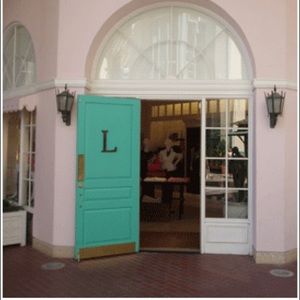 Lilly Pulitzer retail store “L” used for doors